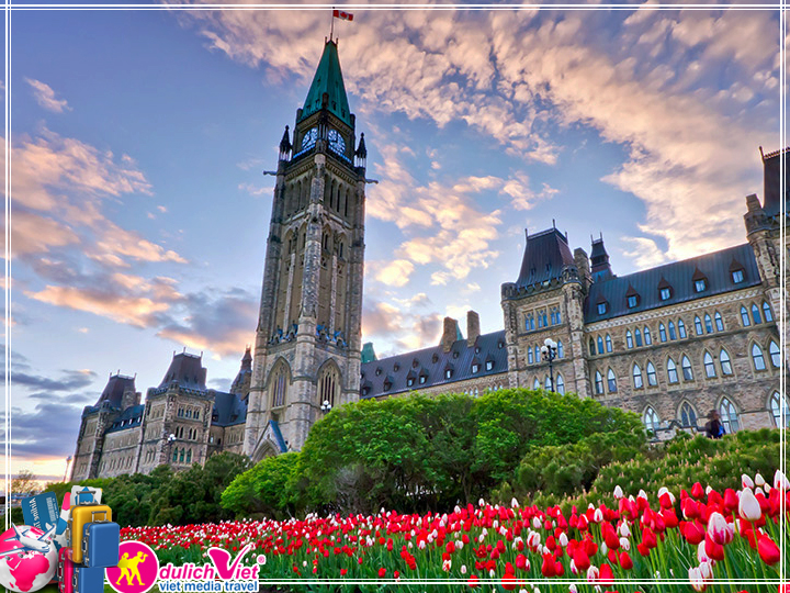 Du lịch Canada Lễ hội Hoa Tulip 10 ngày khởi từ TP.HCM giá tốt